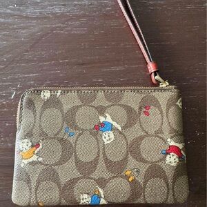 Cat Mittens SIG CRN ZP Coach - Wrist Wallet